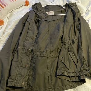 Army green jacket
